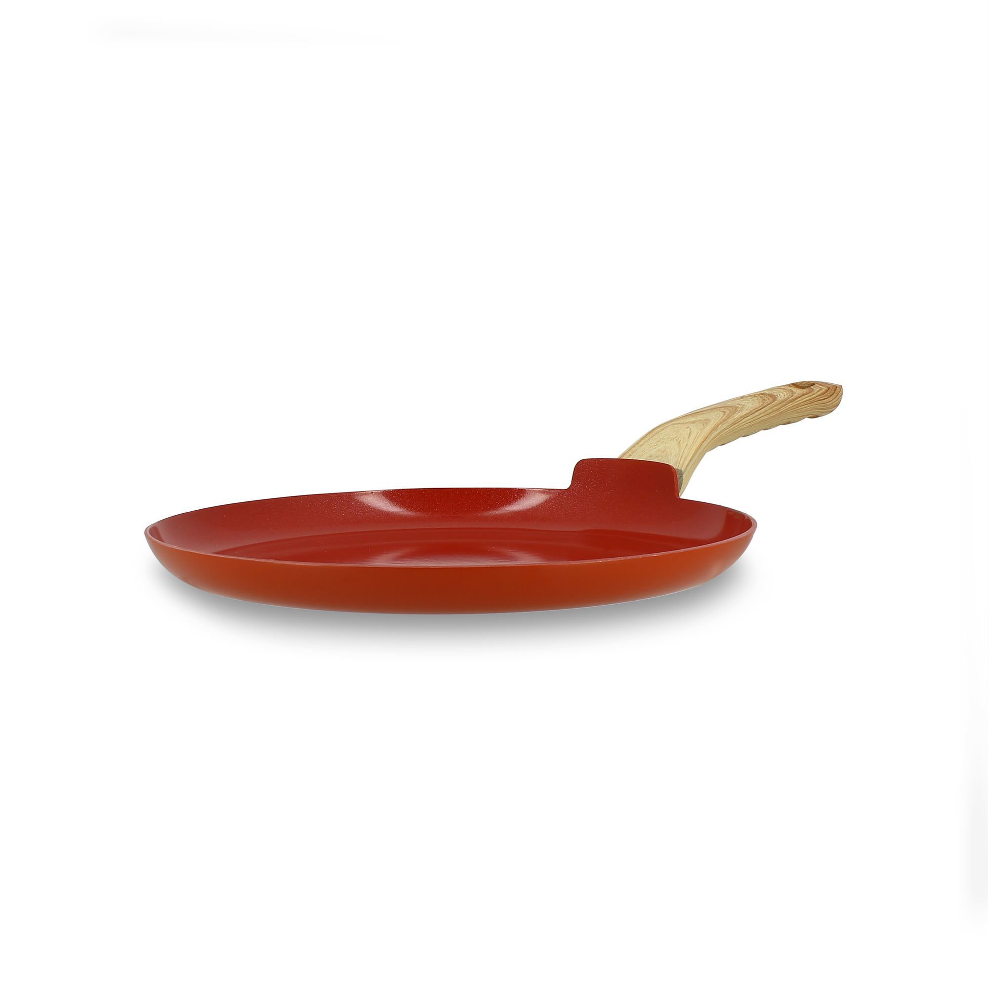Crêpière 26cm avec revêtement céramique brique - tous feux COLORAMA