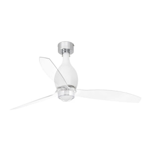 MINI ETERFAN M LED Ventilatore bianco opaco/trasparente DC