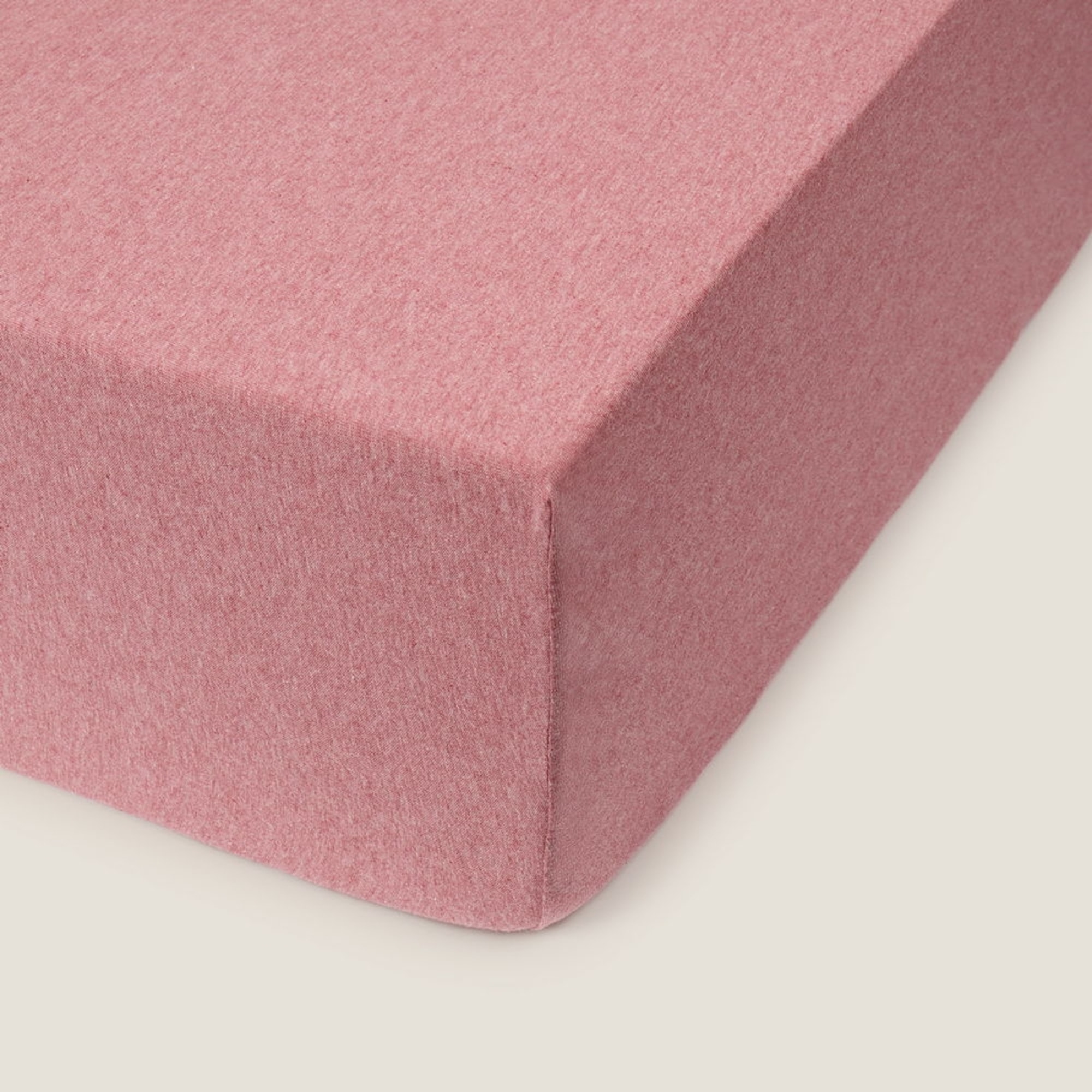 Bajera punto algodón sostenible Punto color rosa Punto de algodón