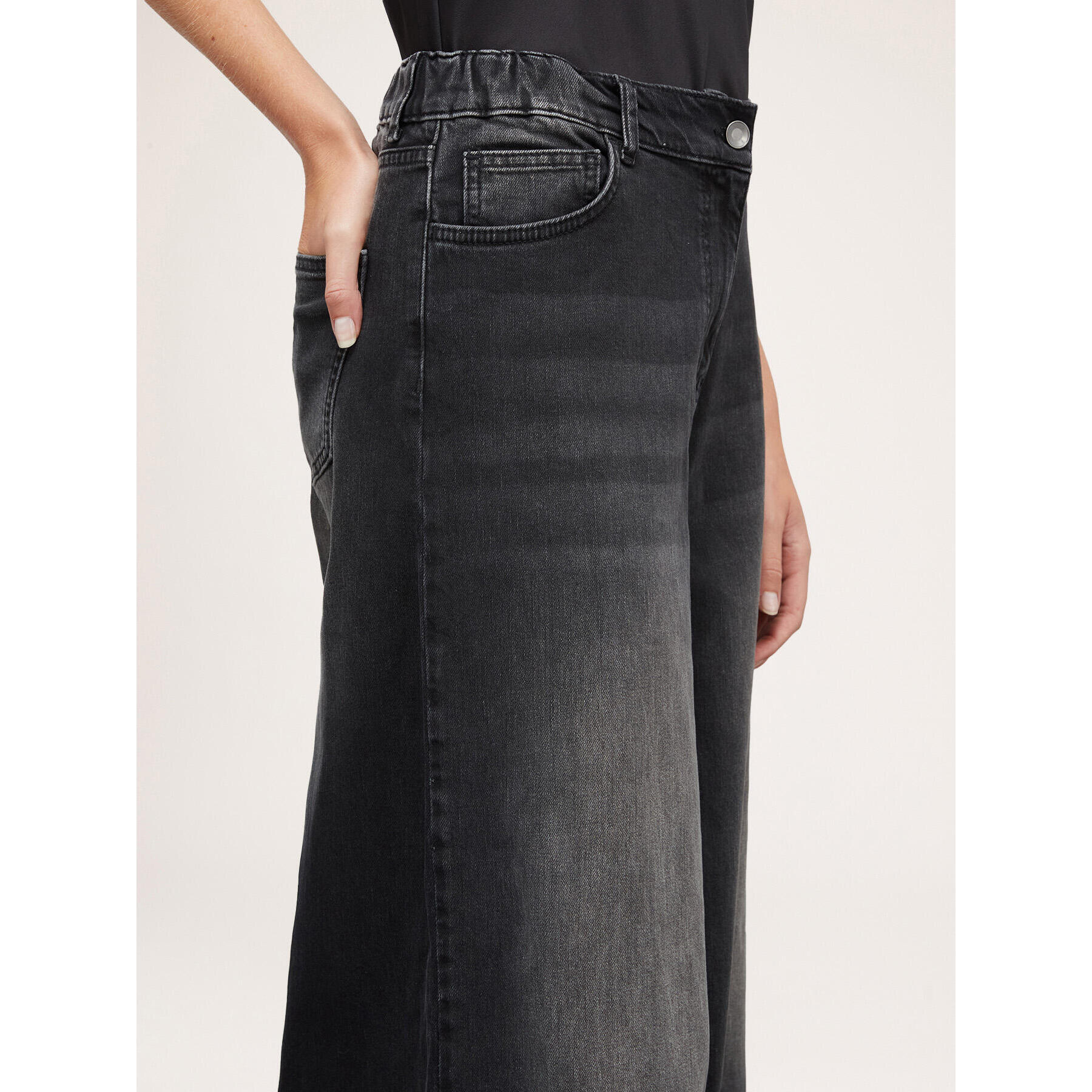 Motivi - Jeans palazzo - Nero