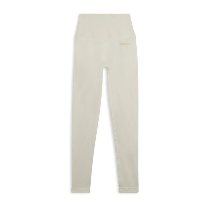 Leggings seamless 7/8 a vita altissima con cuciture shaping