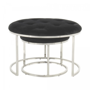 Tabouret semi artisanal Lot de 2 CIKI