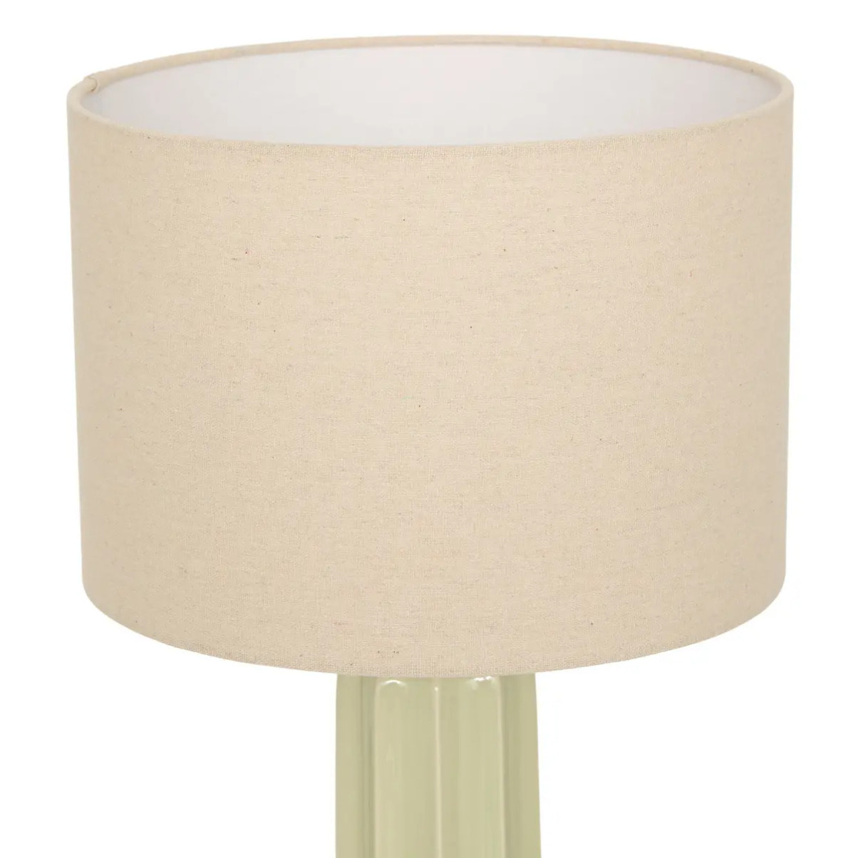 Lampe Vinny cylindrique H.55cm vert