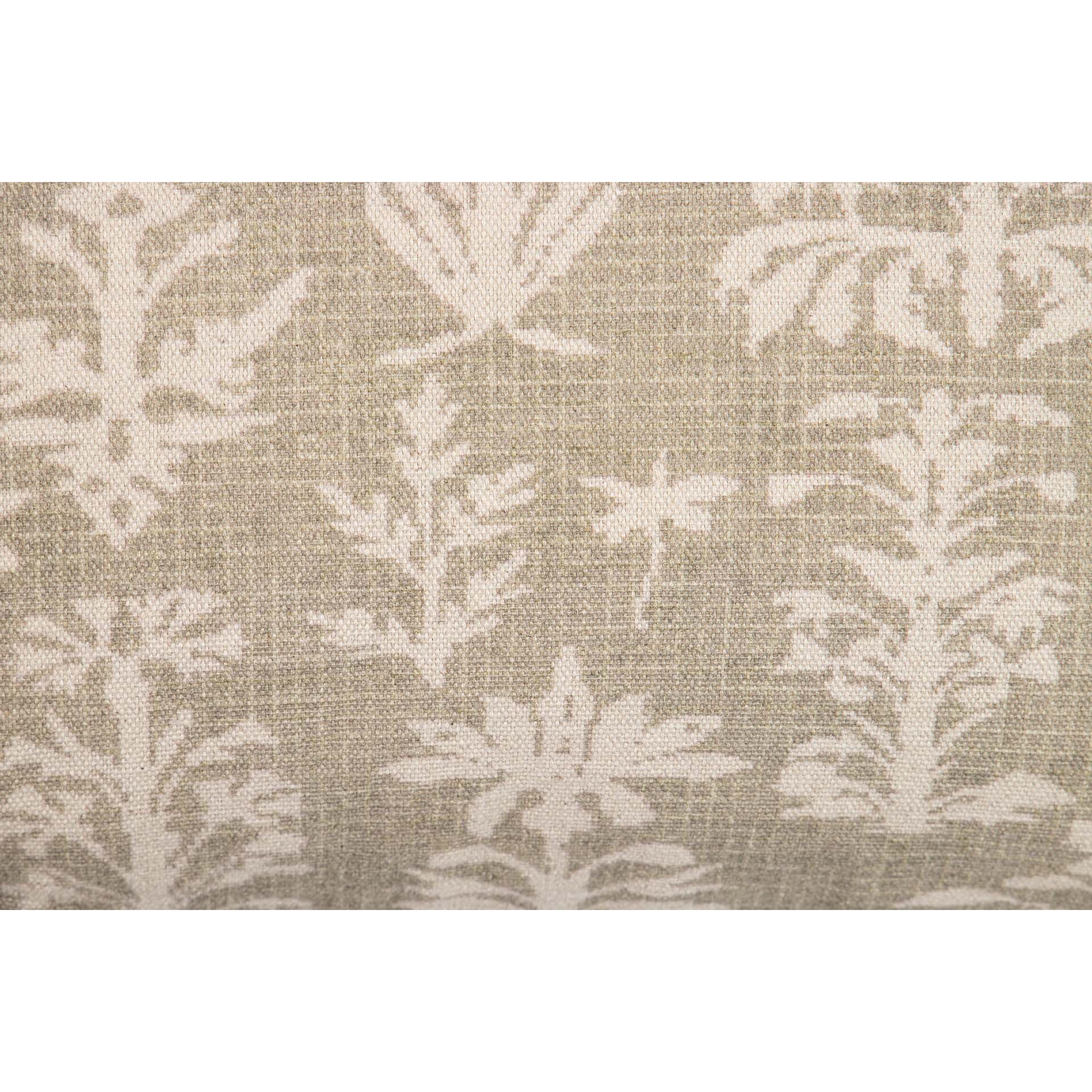 Cojin Lino Plantas Marron 45x13x45 Cm