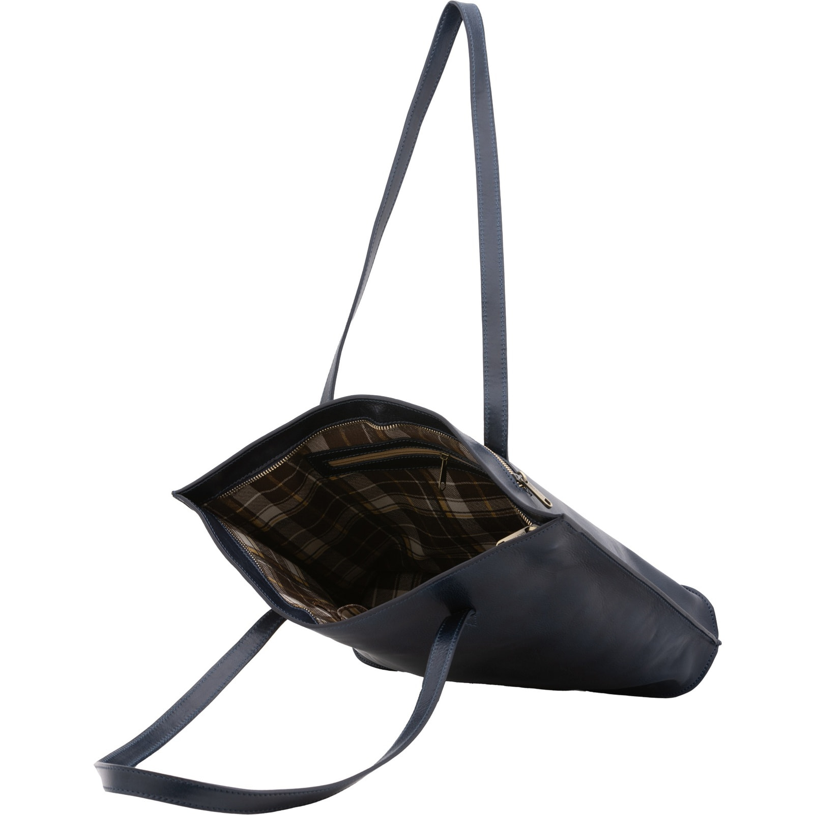 Borsa a spalla da donna - Modello False - 100% pelle - 31.0 x 43.0 x 10.0 cm