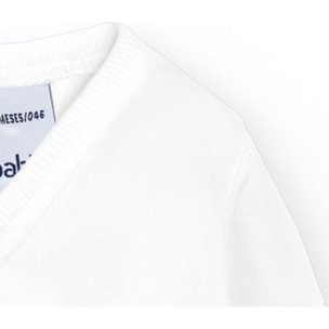 Body cruzado bebé manga larga bambú