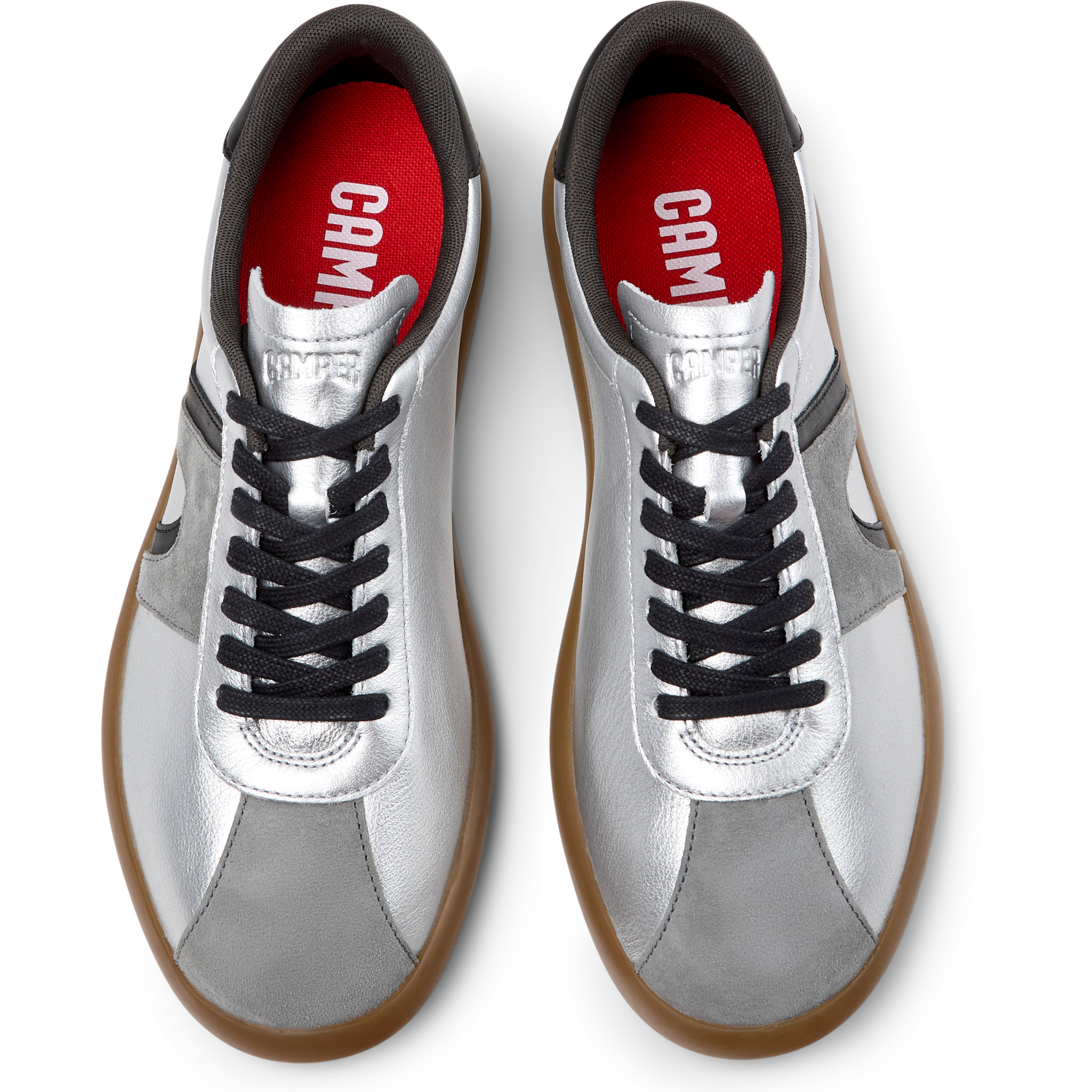 Zapatillas - CAMPER Pelotas Soller - Gris - Cuero liso