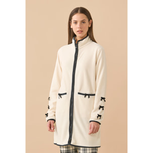 Vestaglia invernale donna micropile articolo bow. Noidinotte