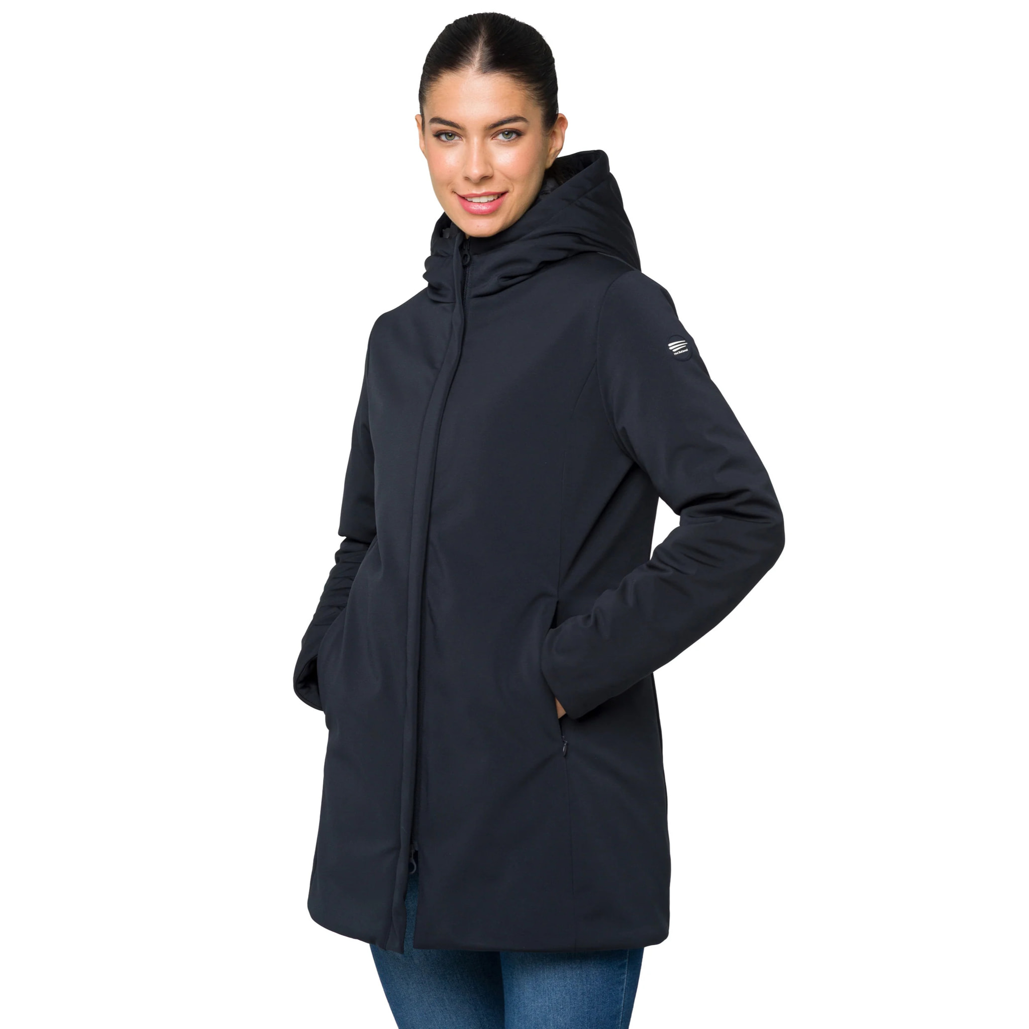 Parka JAQUELINE imbottito impermeabile grigio