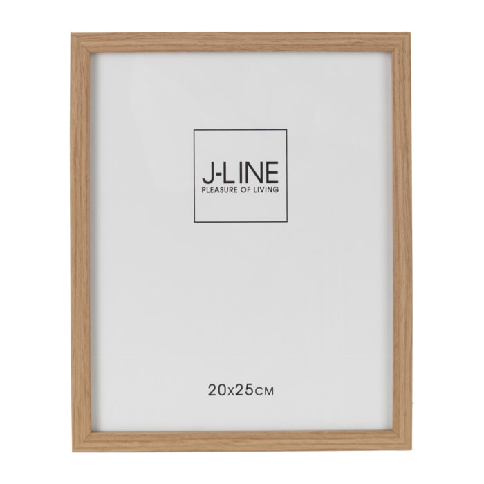 J-Line cadre photo Basic - bois - naturel - medium - 2 pièces