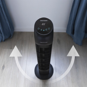 Cecotec Ventilador de Torre con Mando a Distancia y Temporizador EnergySilence 8