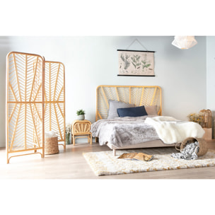 Table de chevet en rotin GALON