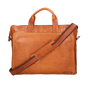 Borsa a tracolla unisex In Vera pelle Made in India 40x3x5 cm