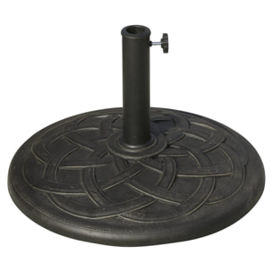 Base de Sombrilla de Resina 57x35cm Bronce