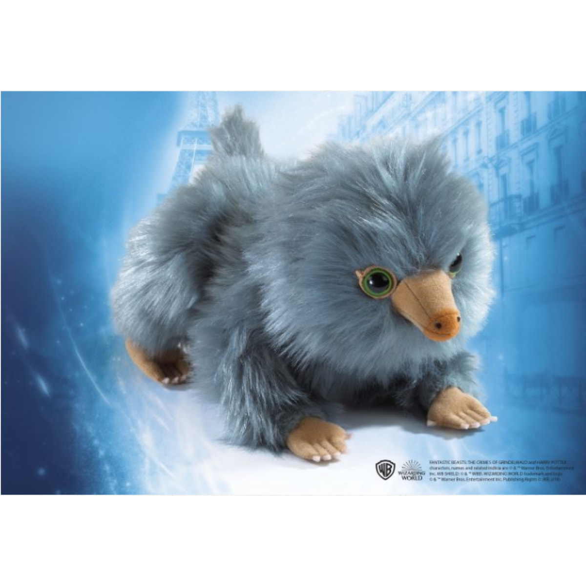 Animali Fantastici Peluche Baby Snaso Niffler Peluche Grigio Noble Collection