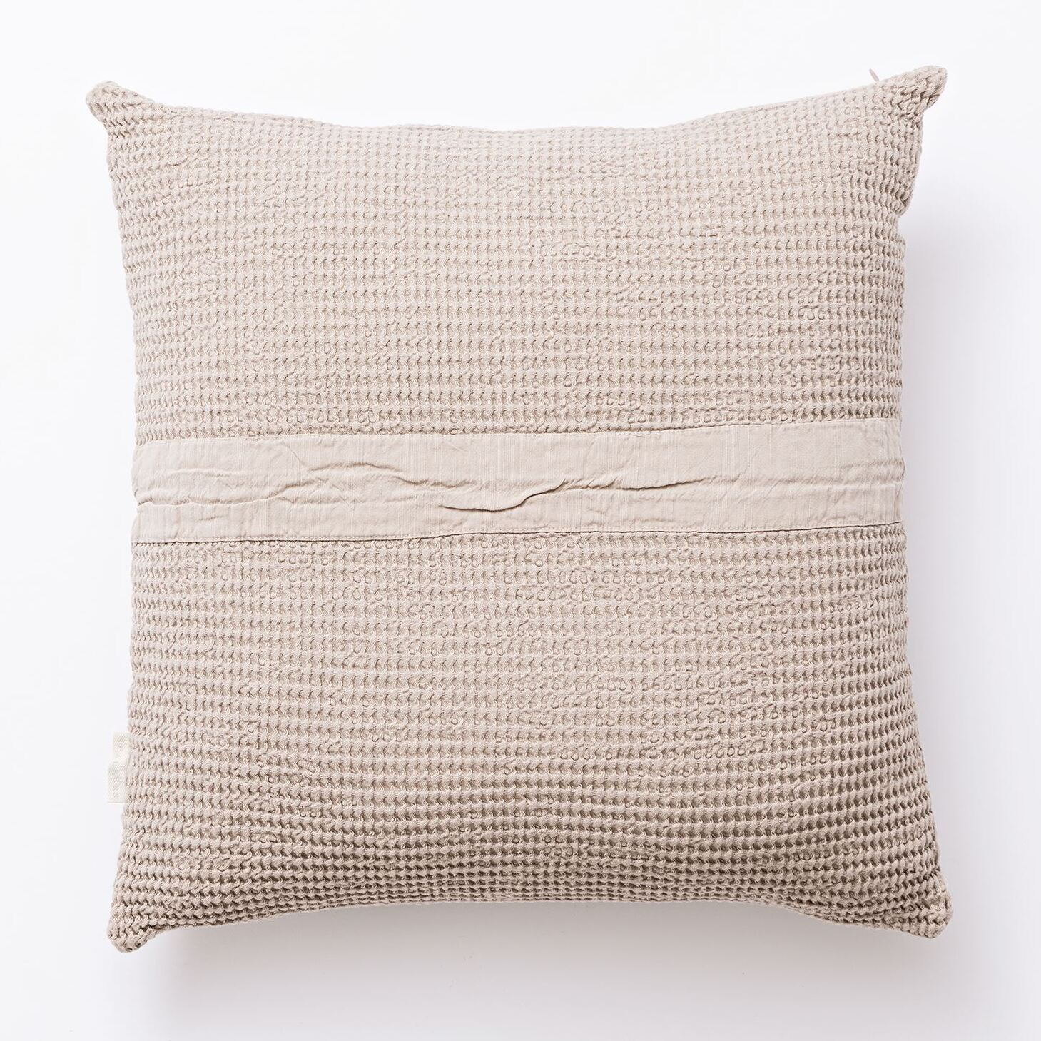 Cojin waffle 45x45cm 320gsm beige scalpers home