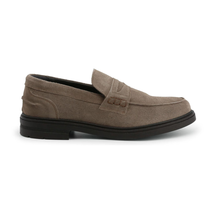 Zapatos Loafers para Hombre - Duca di Morrone Lupo Suede Taupe