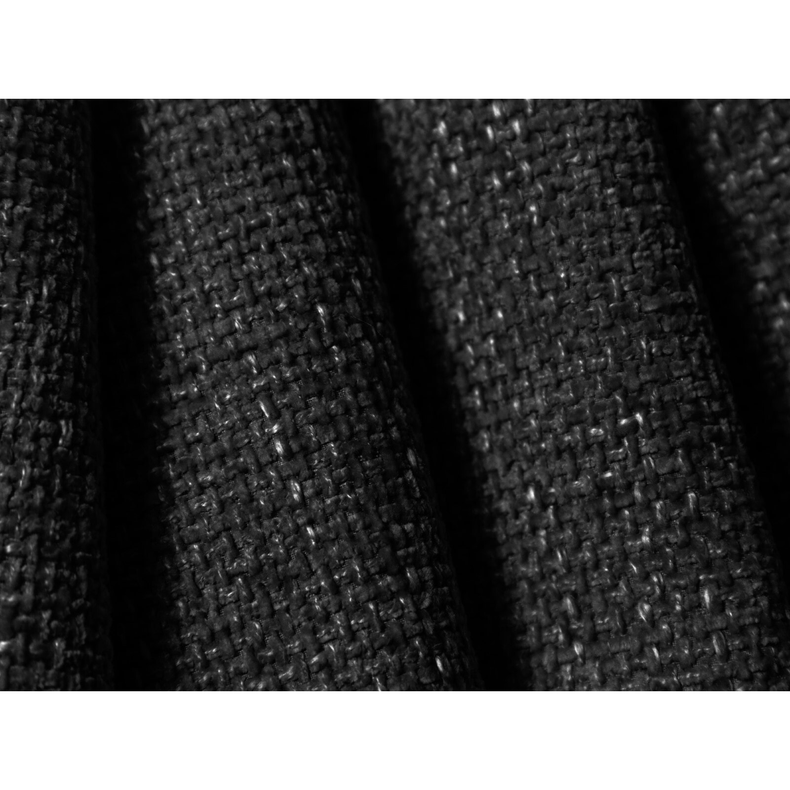 Canapé convertible avec coffre de rangement "Matera" 3 places en chenille noir