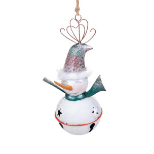 Sfera D.11 Cm con Pupazzo Neve - Pezzi 1 - Colore:Multicolore - Bianchi Dino - -