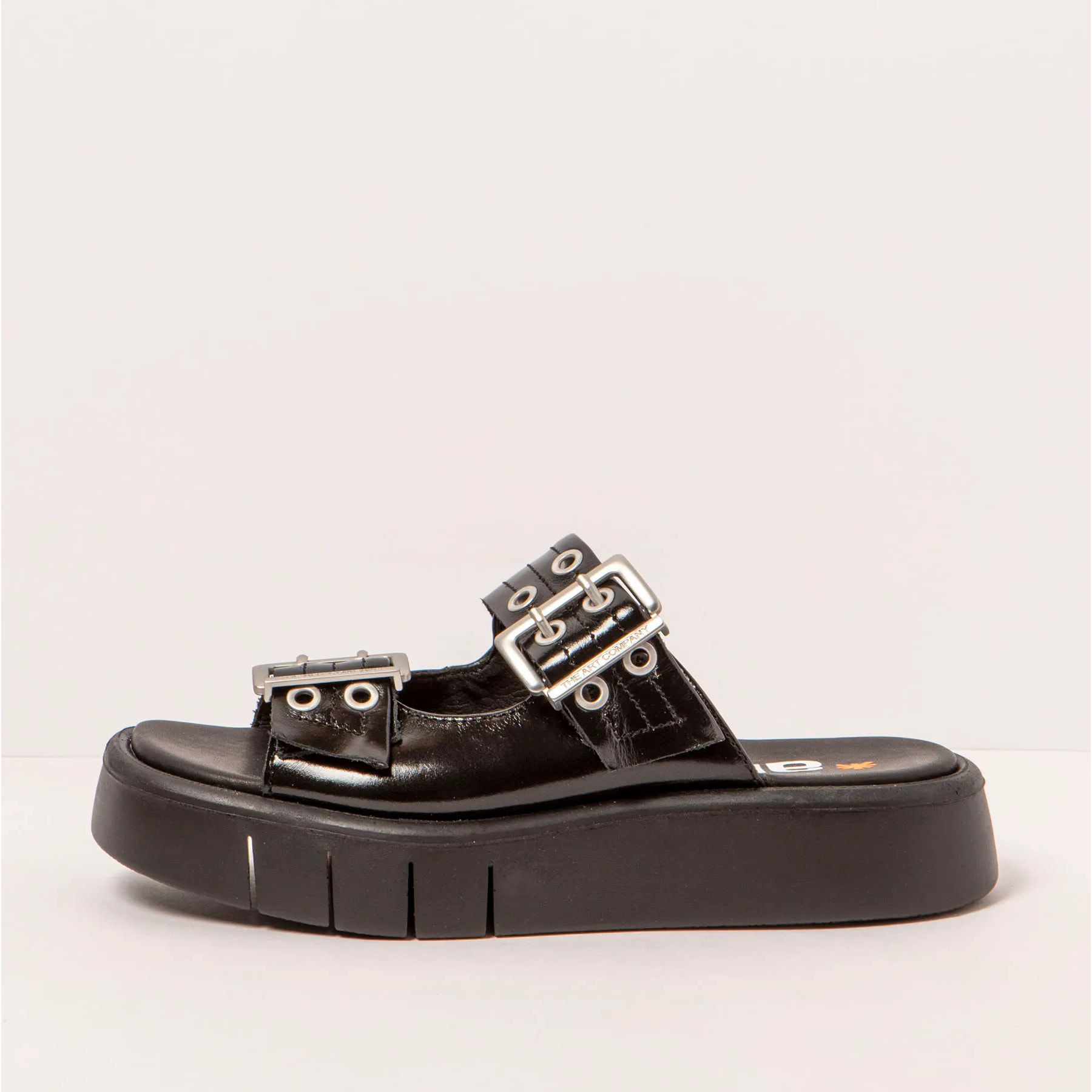 Sandalias 1858 NAPPA SHINNY BLACK/ MALAGA color Black