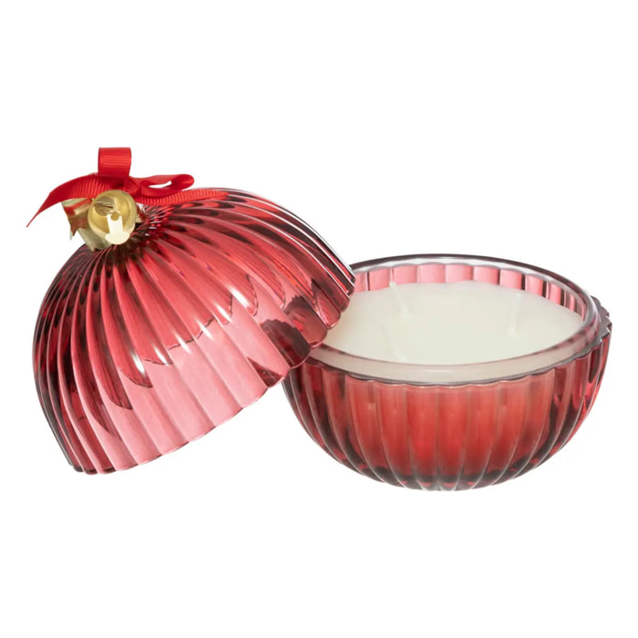 Bougie parfumée verre boule 150g