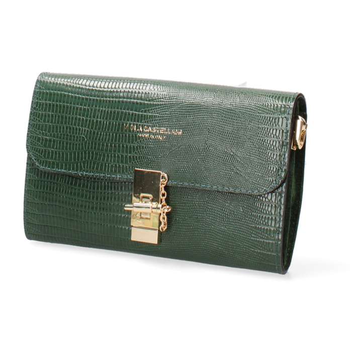 Borsa a mano da donna Made in Italy - Modello Hope - Vera pelle - 23.0 x 13.0 x 5.0 cm