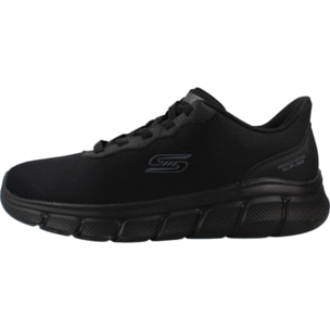 Sneakers De  Hombre Bobs B Flex - Glacial Edge Negro
