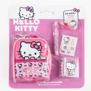 Set De Papelería Minimochila Hello Kitty