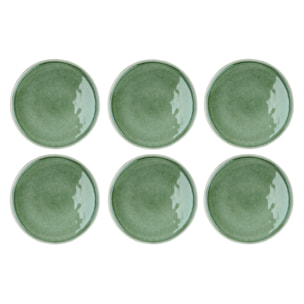 Assiette MAGMA Ø27cm - 6 pièces - Menthe