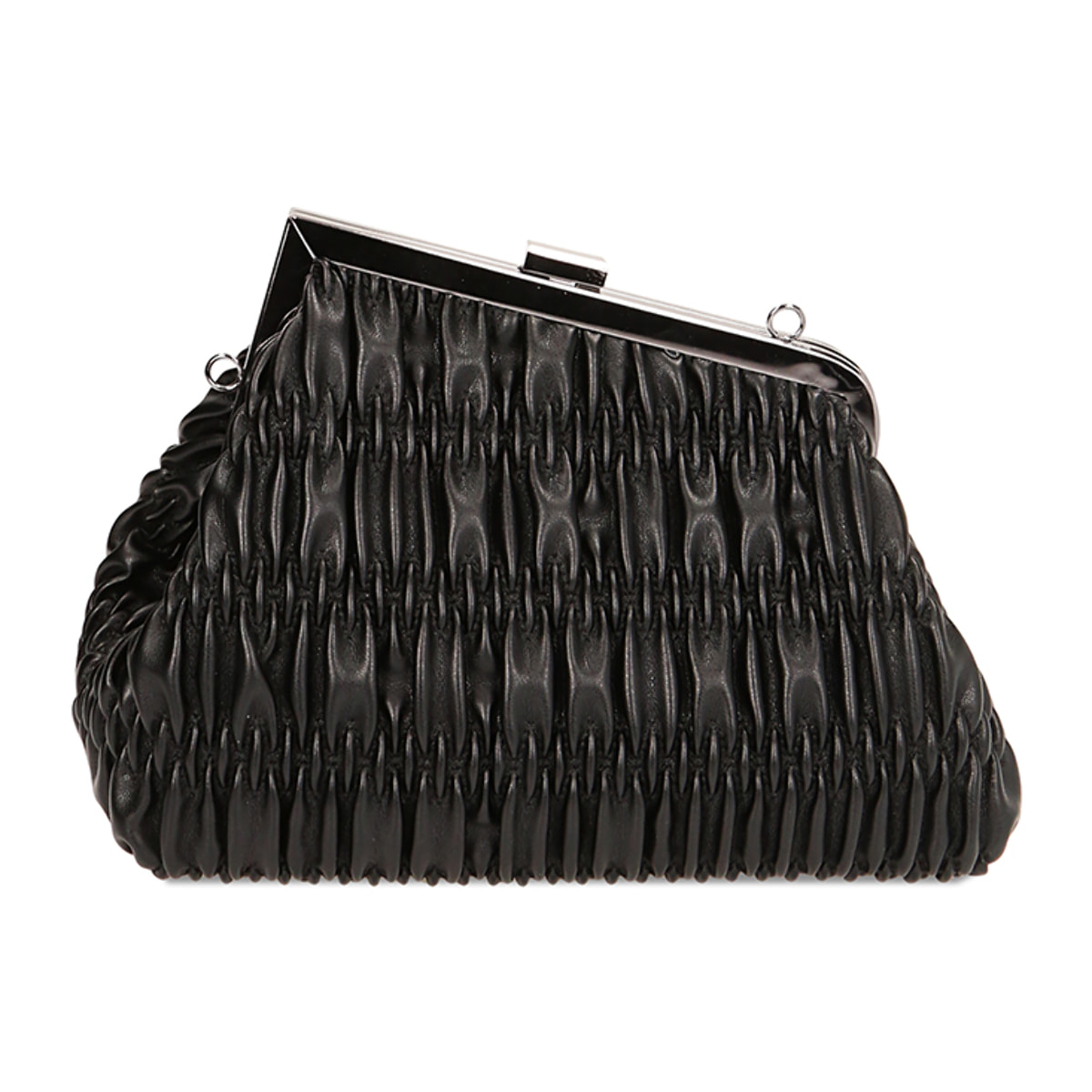 Clutch asimmetrica nera