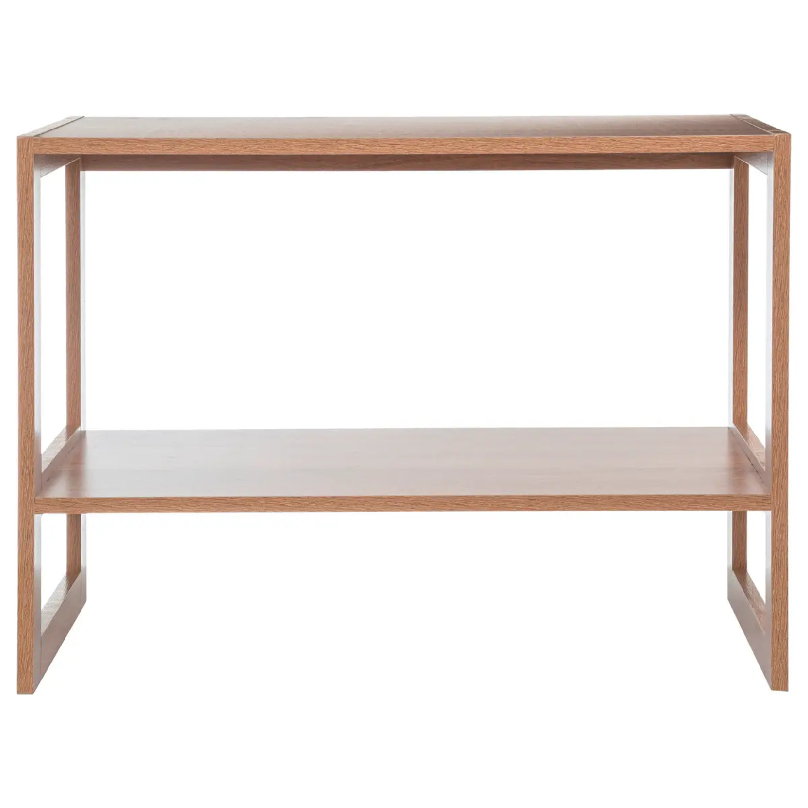 Étagère empilable 2 cases "Mix N' Modul" effet bois naturel