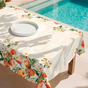 Mantel antimanchas Peach - 100% algodón -