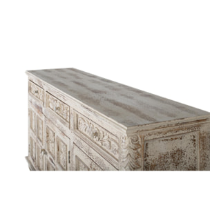 Aparador de Madera de Mango Estilo Mediterráneo Moderno