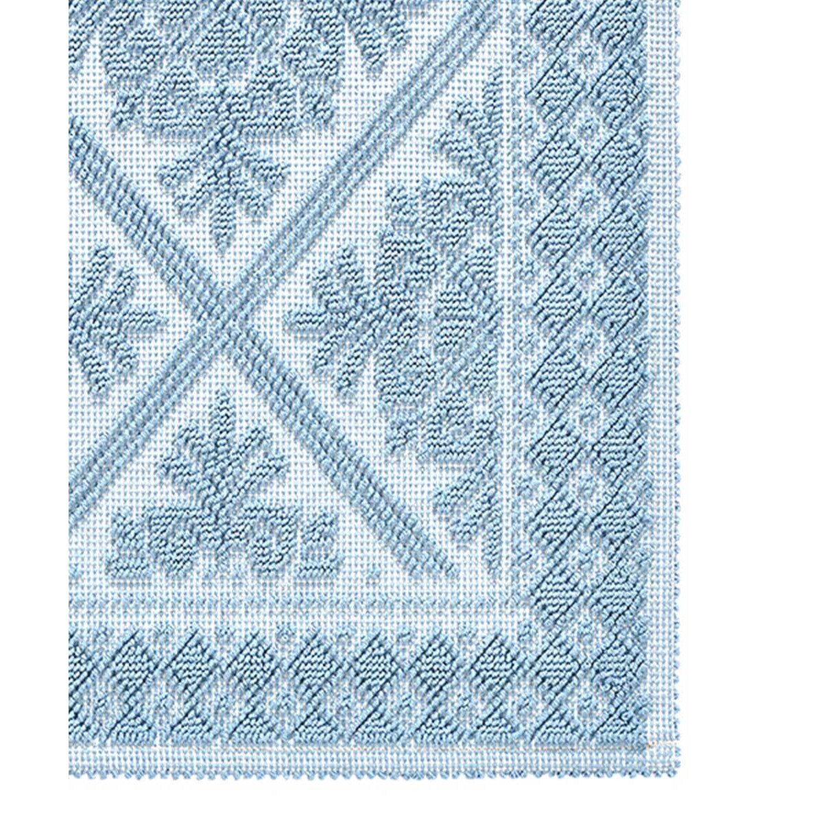 Tappeto Sardo Celeste Ingresso Cucina Bagno