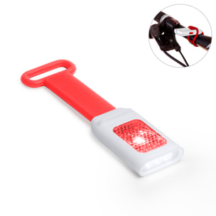 Torcia Plaup per manubrio bici, 4 LED e 2 posizioni di illuminazione.