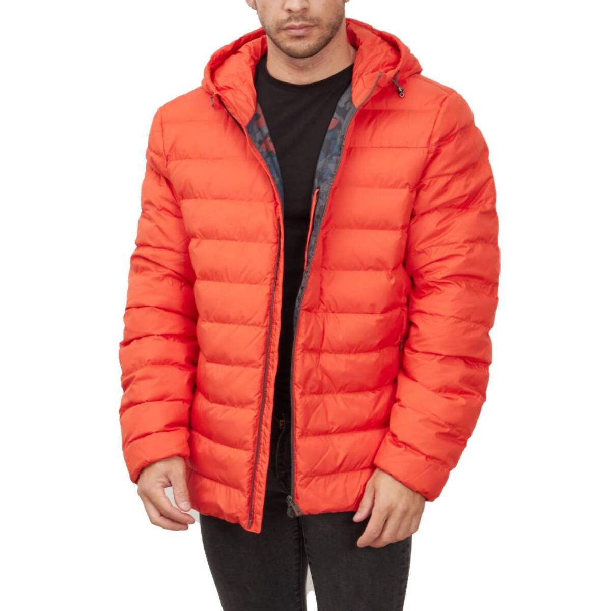 Abrigos Hombre de la marca GEOX  modelo M2628A T2937 M DENNIE HOOD JACKET NARANJA