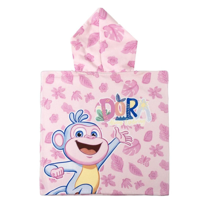 Poncho Microfibra de Dora - 55x53x1 cm - Color:Rosa