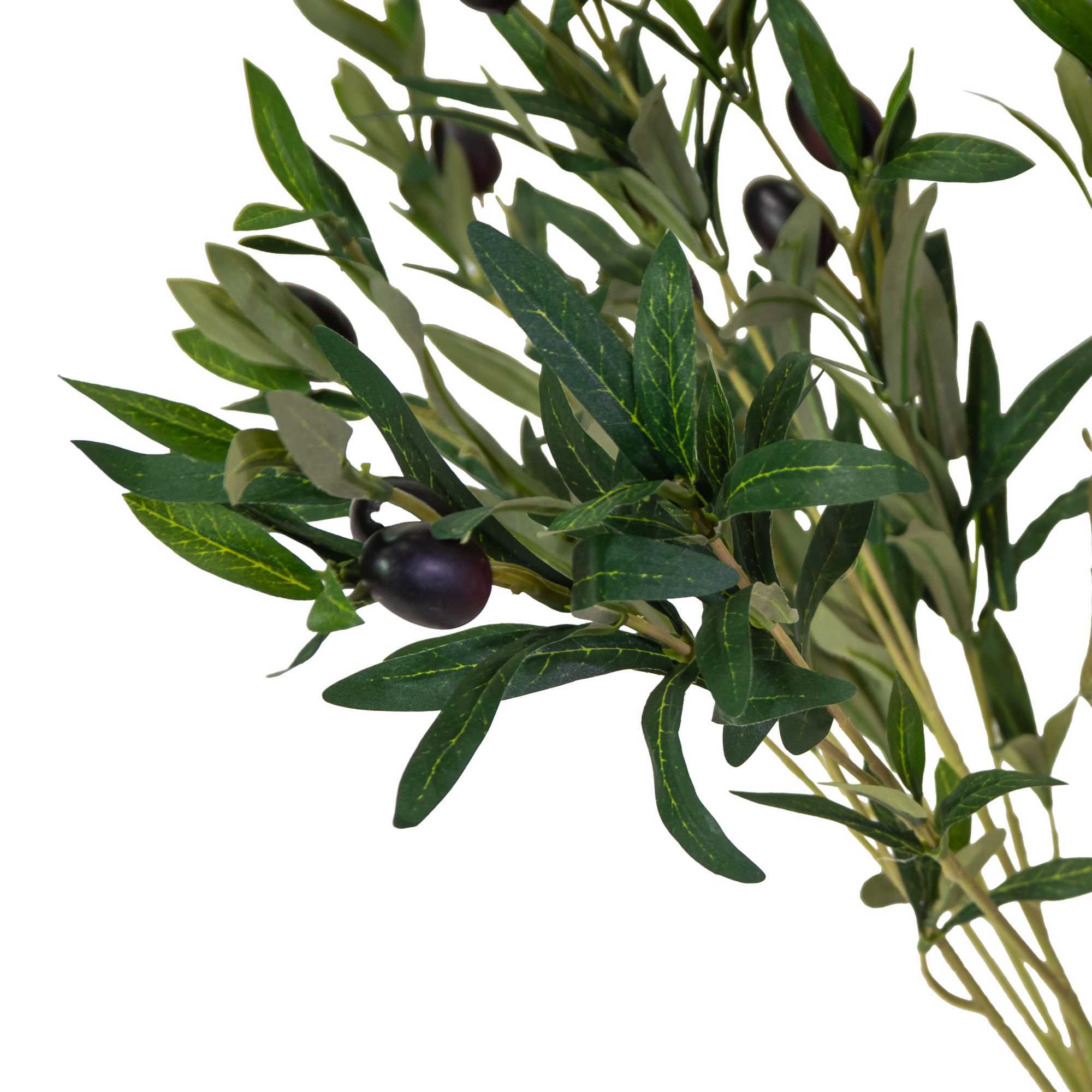 Pianta artificiale Vacchetti in plastica ulivo cm h130