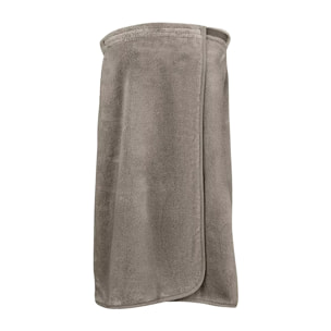 Pareo pur coton 420 g/m² uni beige Elea chataignes