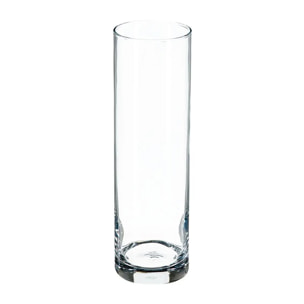 Vase cylindre "Flora" verre H26cm