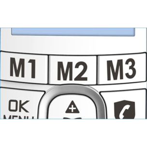 Téléphone sans fil ALCATEL XL785 Solo Blanc