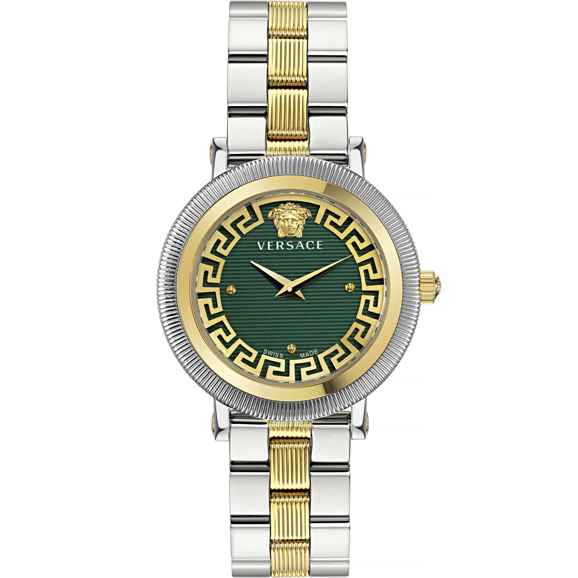 Versace Reloj Analógico De Cuarzo Greca Style