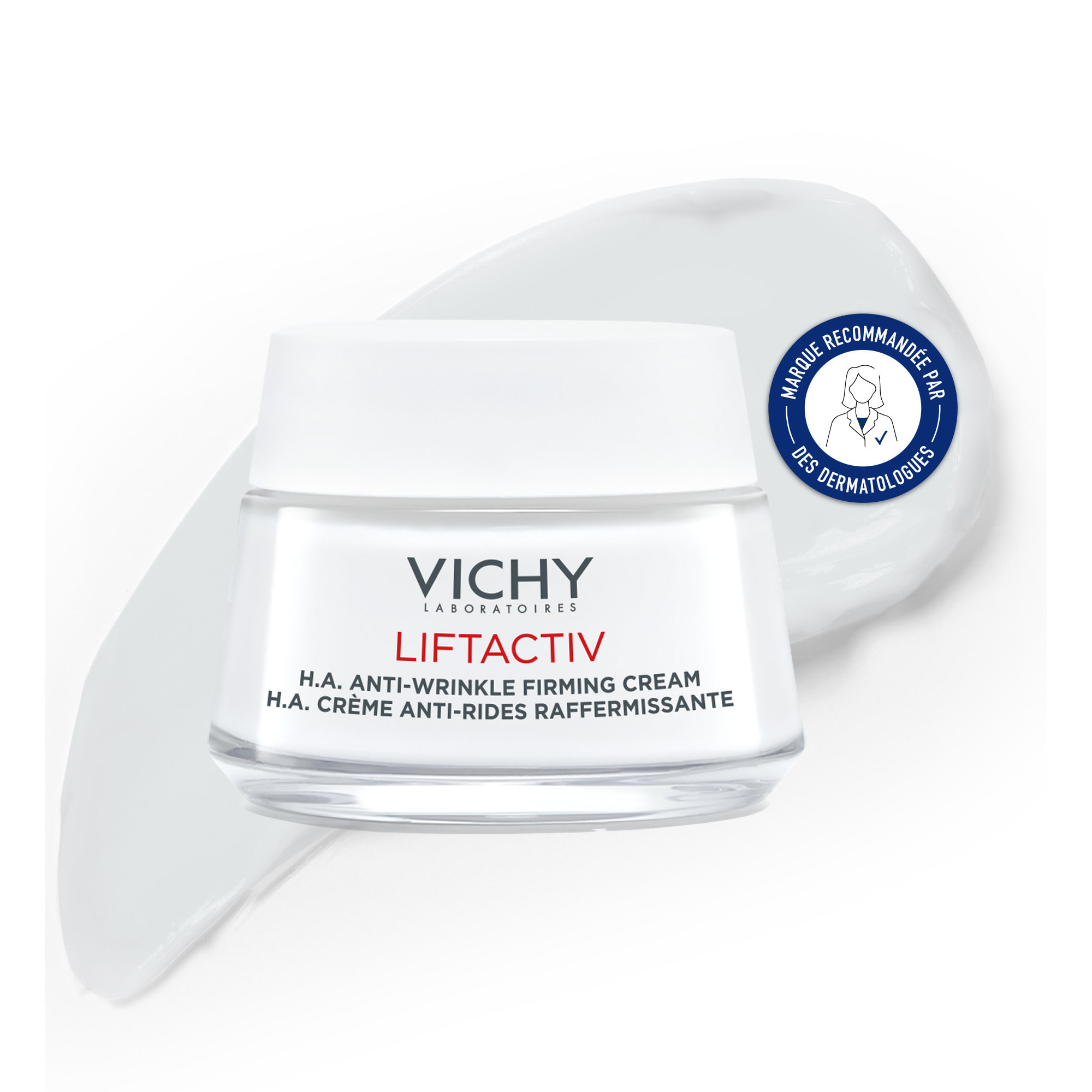 Liftactiv crème de jour H.A. anti-rides raffermissante pour peau sèche