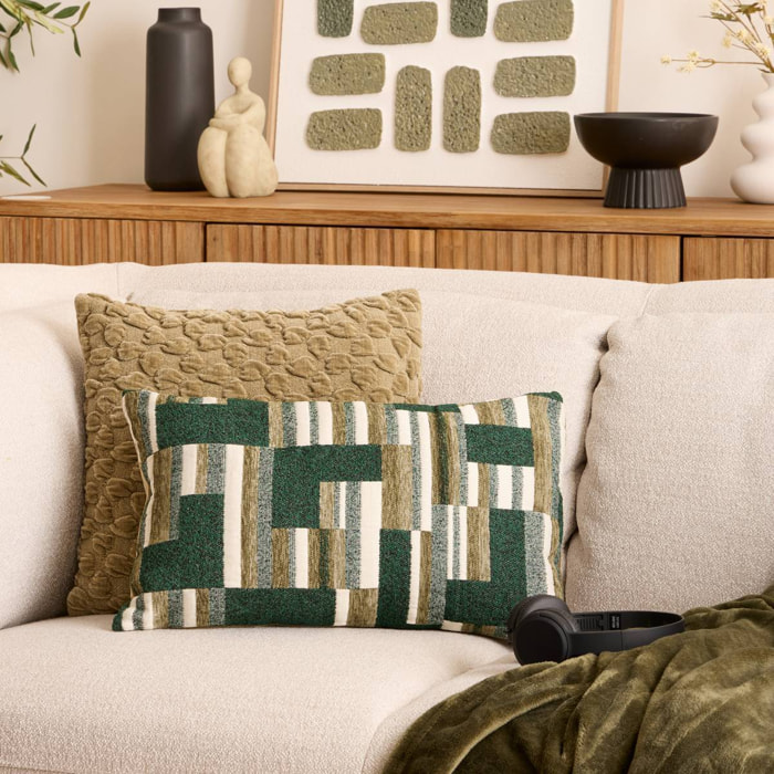 Coussin Calix bleu encre 50x30cm