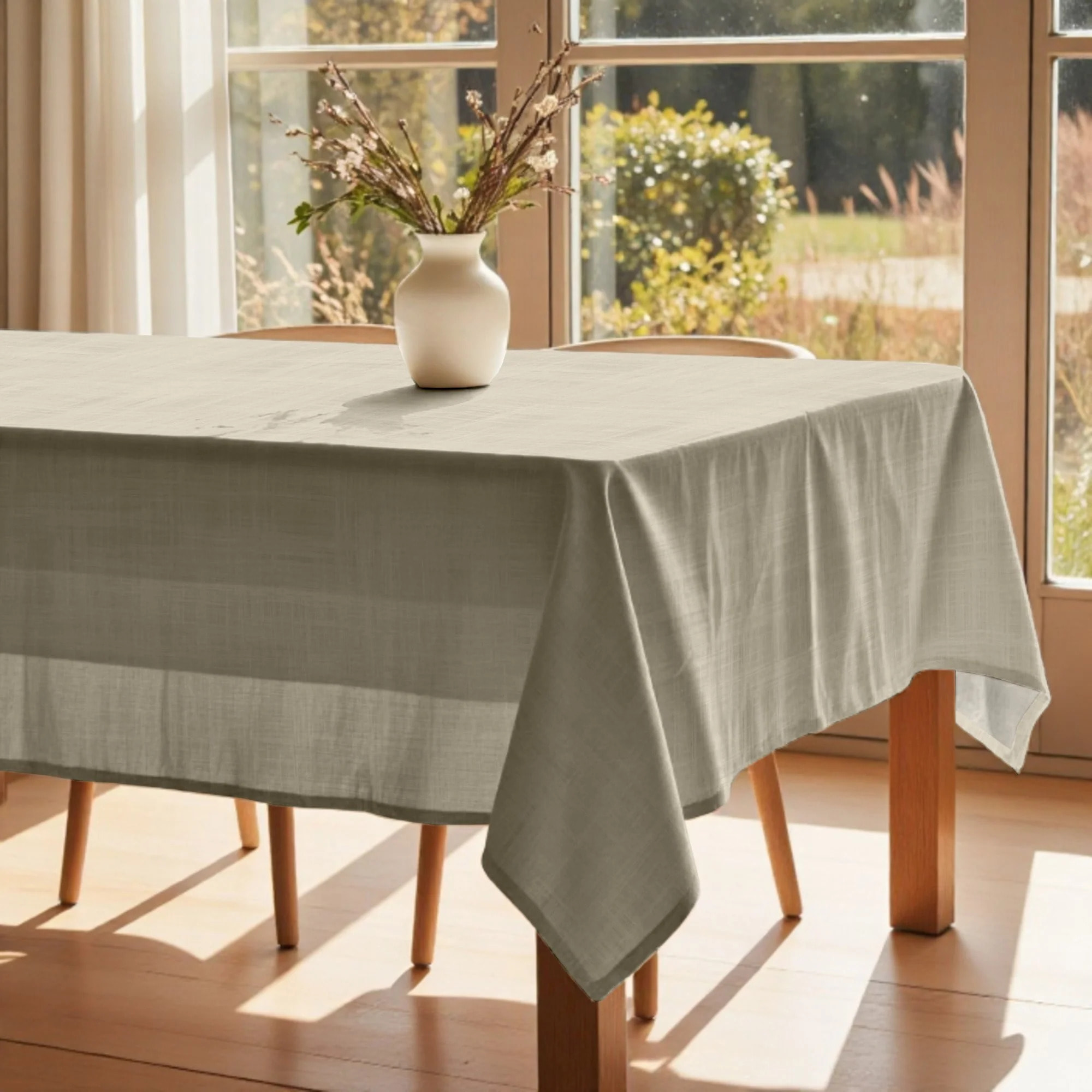 Nappe en résine anti-taches Beige Medio