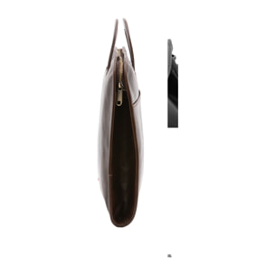 Borsa da lavoro  da uomo In Vera pelle Made in Italy 40x30x6 cm