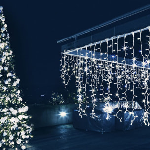 Guirnalda con 80 Luces LED Blanco con cable transparente