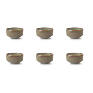 Bol Ø10cm - 6 pièces - collection REED - Forest