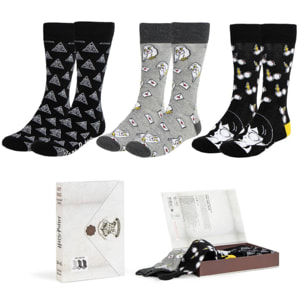 Pack de 3 calcetines diseño harry potter