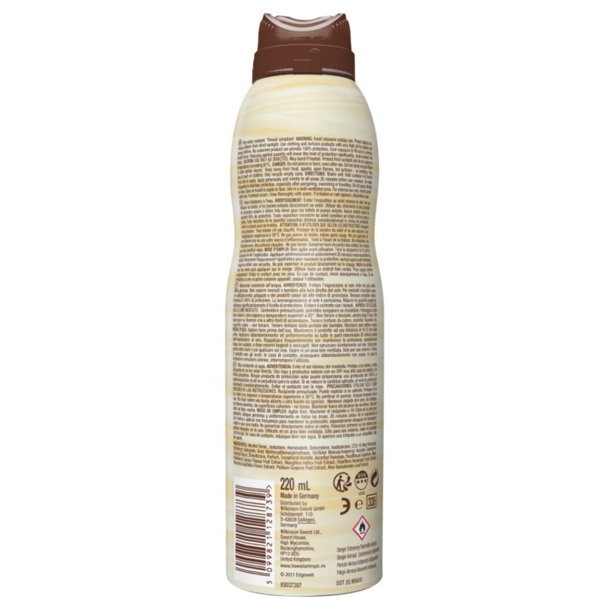 Pack de 2 - Hawaiian Tropic - Brume air soft Silk Hydration SPF50, 220 ml
